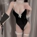 Guiruo New Sexy Velvet Casual Bodysuit Temptation Bow Comfortable Women's Home Fur Set Issued on behalf of 2077