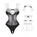 Guiruo Fun Underwear Sexy One Piece Open Crotch Light and Thin Perspective Apron Sweet Maid Mesh Uniform Set 2996