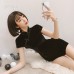 Guiruo Fun Retro Republican Style Velvet Elegant Cheongsam Passionate Sexy Side Split Uniforms Sexy 658