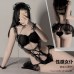 Guiruo Fun Lingerie Sexy Opening No Take Off One Piece Dress Maid Hollow out Temptation Role Playing Uniform Set 90