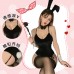 Guiruo Fun Underwear Sexy Deep V Velvet Tight Rabbit Girl Role Playing Hot One Piece Uniform Set 158