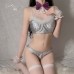 Guiruo Fun Lingerie Sexy Temptation Bright Skin Rabbit Girl Role Play Pure Desire Three Point Uniform Set 19986