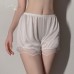 Guiruo Summer Thin Loose Lace Lace Lace Anti glare Women's Outwear Bottom Pants Comfortable, Breathable, and Simple Shorts