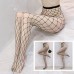 Hollow out fun silk stockings, anti hook silk mesh stockings, fishing net stockings, large and small mesh pantyhose, high tube mesh stockings, silk stockings W8