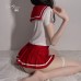 Guiruo Fun Lingerie Female Sexy Pure Student Dress Pleated Skirt Mini Short Role Playing Uniform Set 600