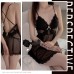 Guiruo Fun Underwear Mesh Embroidery Lace Perspective Attractive Sexy Cross Back Pure Desire Sleeping Dress Set 1899