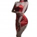 Guiruo Fun Underwear Sexy Open Back Silky Slim Fit Sleeping Dress Open Back Strap Temptation Christmas Uniform Set 3816