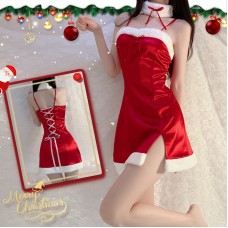 Guiruo Fun Underwear Sexy Bra Fit Slim Slim Slim Slim Slim Sling Sleeping Dress Velvet New Year Dress Women's Uniform Set 1783