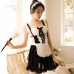 Guiruo Foreign Trade High end Sexy Cute Uniform Seduction Passionate Maid Dress Servant Fun Set Underwear Transparent 178