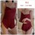 3588 Date Red (Top+Shorts)