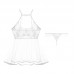 Guiruo New Sexy Perspective Nightwear Hanging Neck Mesh Seduction Hot Nightwear Set Foreign Trade Quality Issuing 323