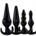 Adult Sexual Products Female Silicone Anal Plug Fun Four Piece Set for Couple Flirting Anal Sexual Products Aftercourt Products