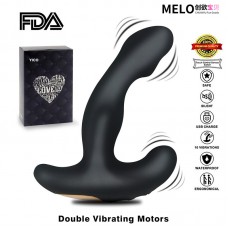 Dual vibration remote controlled backyard massage stick, vibration stick, sex and masturbation device, female sex products, adult sex products