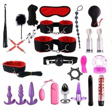 Fun Bed Strap and Anal Plug Combination Adult Fun Set Couple Fun Toys Fun Sex Products Playing Card