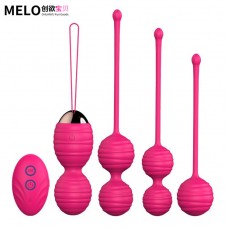 Kegel Ball Women's Smart Vaginal Shrinkage Ball Postpartum Recovery Vaginal Dumbbell Silicone Vibration Jumping Egg Masturbation Device