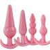 Adult Sexual Products Female Silicone Anal Plug Fun Four Piece Set for Couple Flirting Anal Sexual Products Aftercourt Products