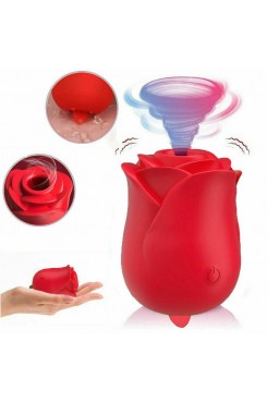 Rose Sucking Shaker to tease Egg Jumping Women's Fun Masturbation Device Breast Massager to Shake Breast and Inhale Yin for Adults