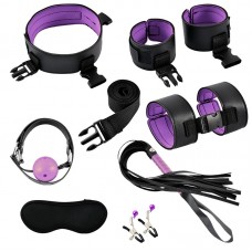 SM Fun Bed Strap Diving Material 8-Piece Set SM Prop Binding and Binding Adult Sexual Products for Men and Women