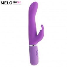 Silicone Rabbit Vibration Stick Massage Stick Women's Fun Masturbation Device Double G-point AV Stick Women's Masturbation Tool